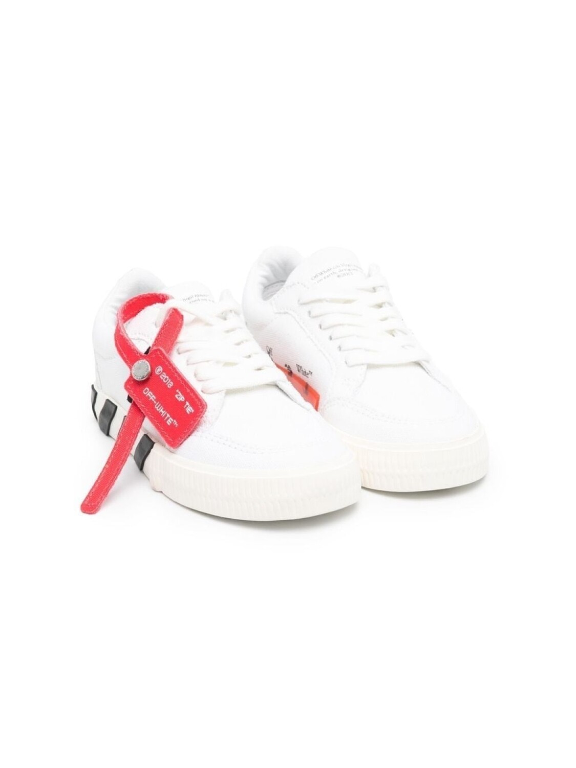 

Off-White Kids кеды Vulcanized на шнуровке, белый