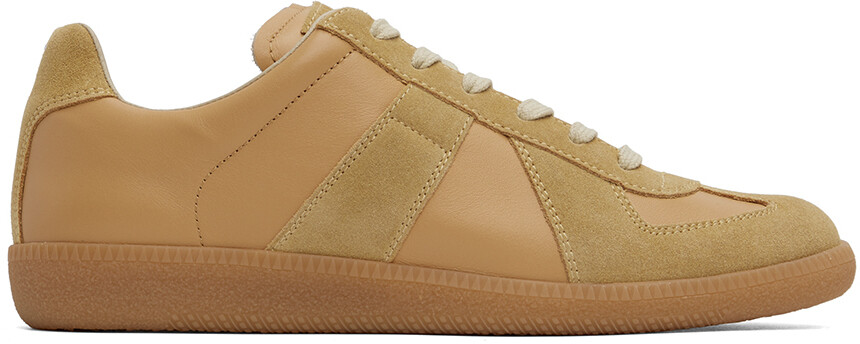 

Коричневые кроссовки Maison Margiela Replica