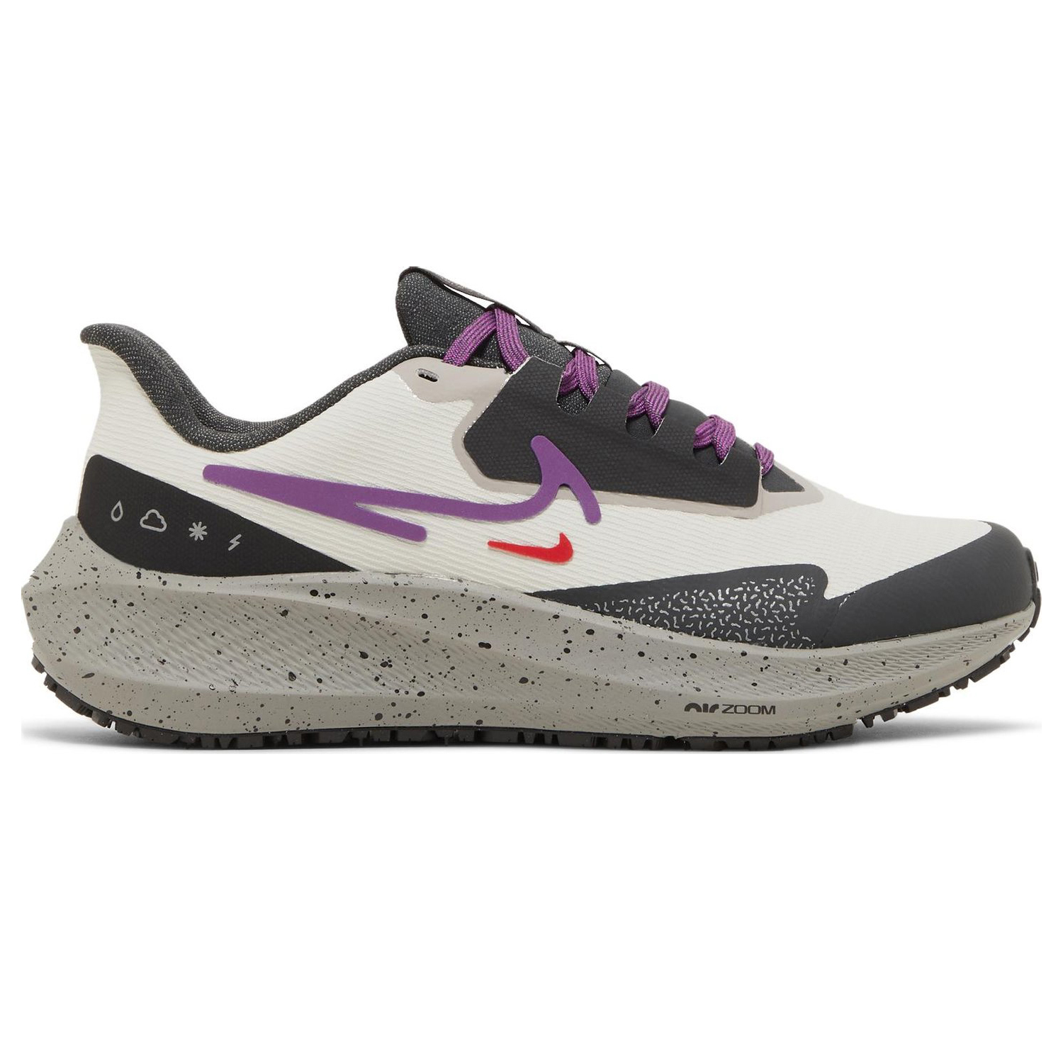 Кроссовки Nike Wmns Air Zoom Pegasus 39 Shield 'Light Bone Vivid Purple', Кремовый