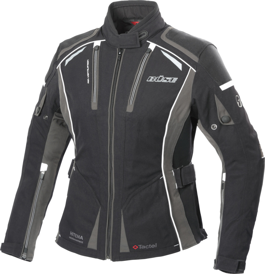 Куртка текстильная мотоциклетная женская Büse Linda, серый женская мотоциклетная текстильная куртка ventura grand canyon серый
