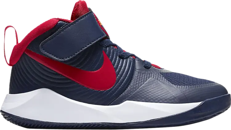 

Кроссовки Nike Team Hustle D9 PS 'Midnight Navy University Red, синий