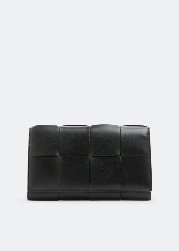

Кошелек BOTTEGA VENETA Intreccio long wallet, черный