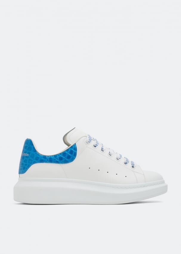 

Кроссовки ALEXANDER MCQUEEN Oversized leather sneakers, белый