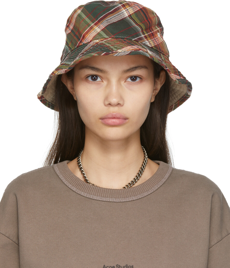 

Зеленая панама в клетку Acne Studios