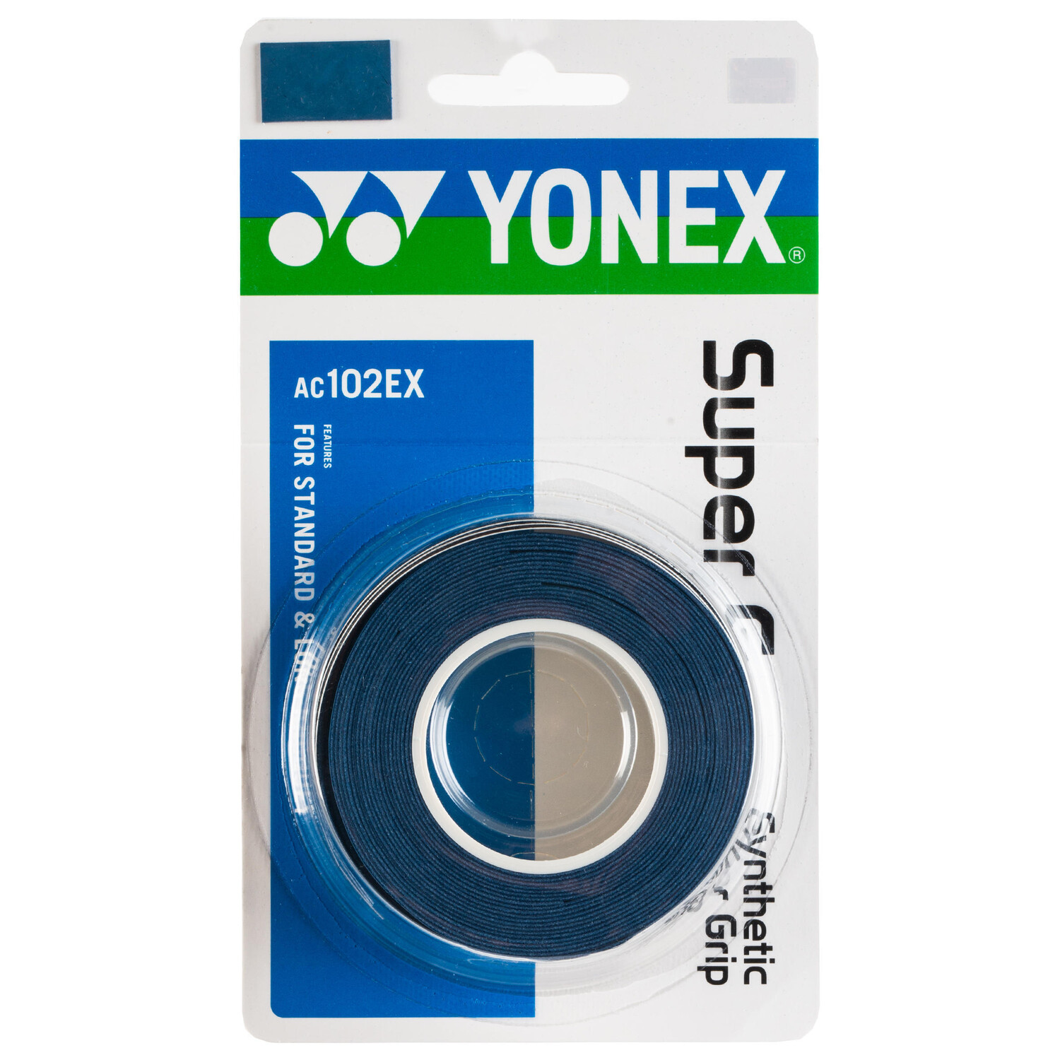 

Лента для захвата ракетки для бадминтона AC 102 3 шт., синяя YONEX