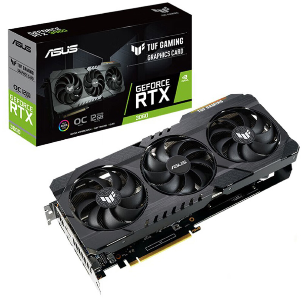 

Видеокарта дискретная Asus TUF Gaming GeForce RTX 3060 12GB V2