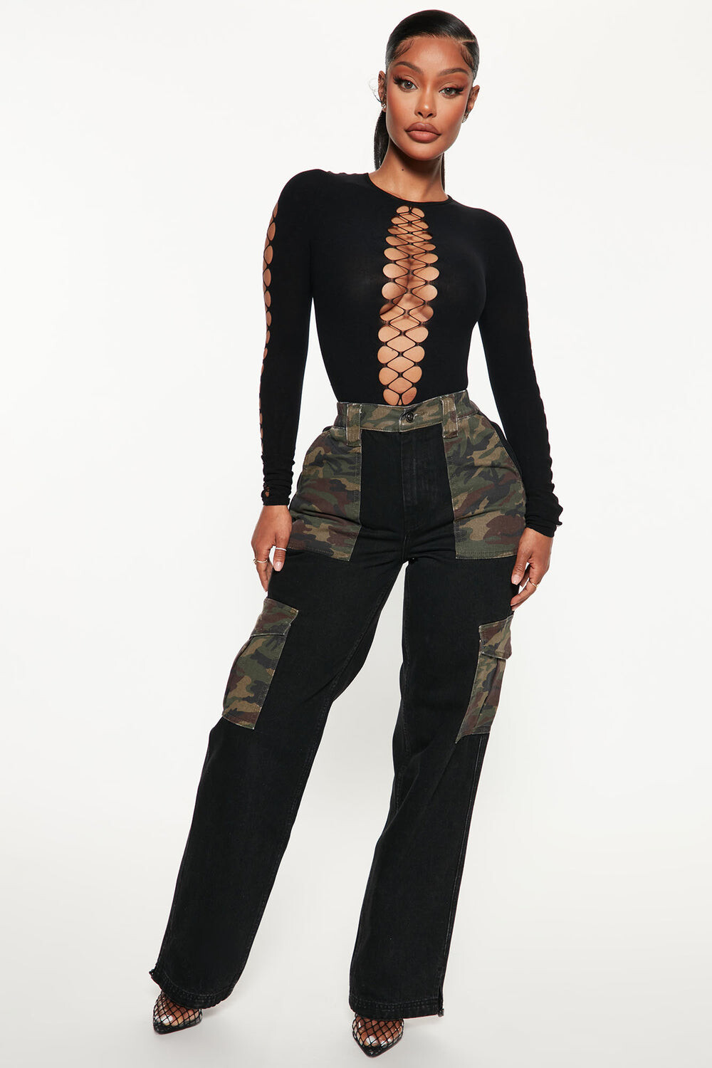 

Джинсы Fashion Nova TS123, камуфляж