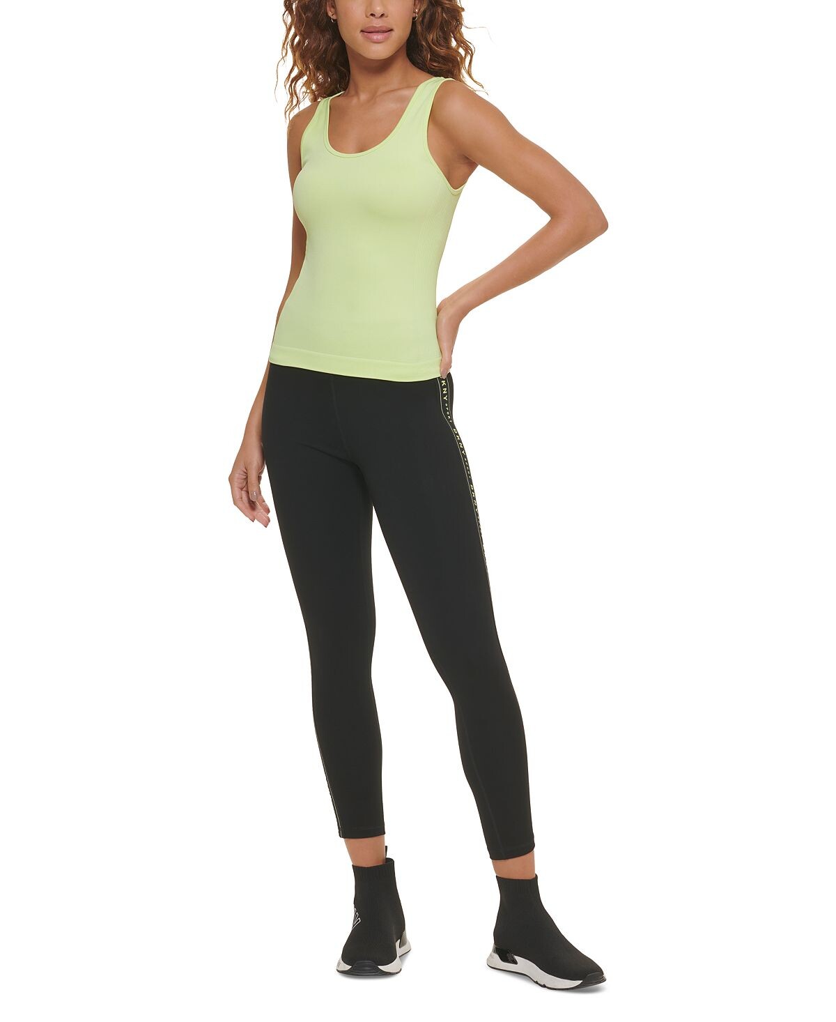 

Леггинсы длиной 7/8 с логотипом DKNY, мульти
