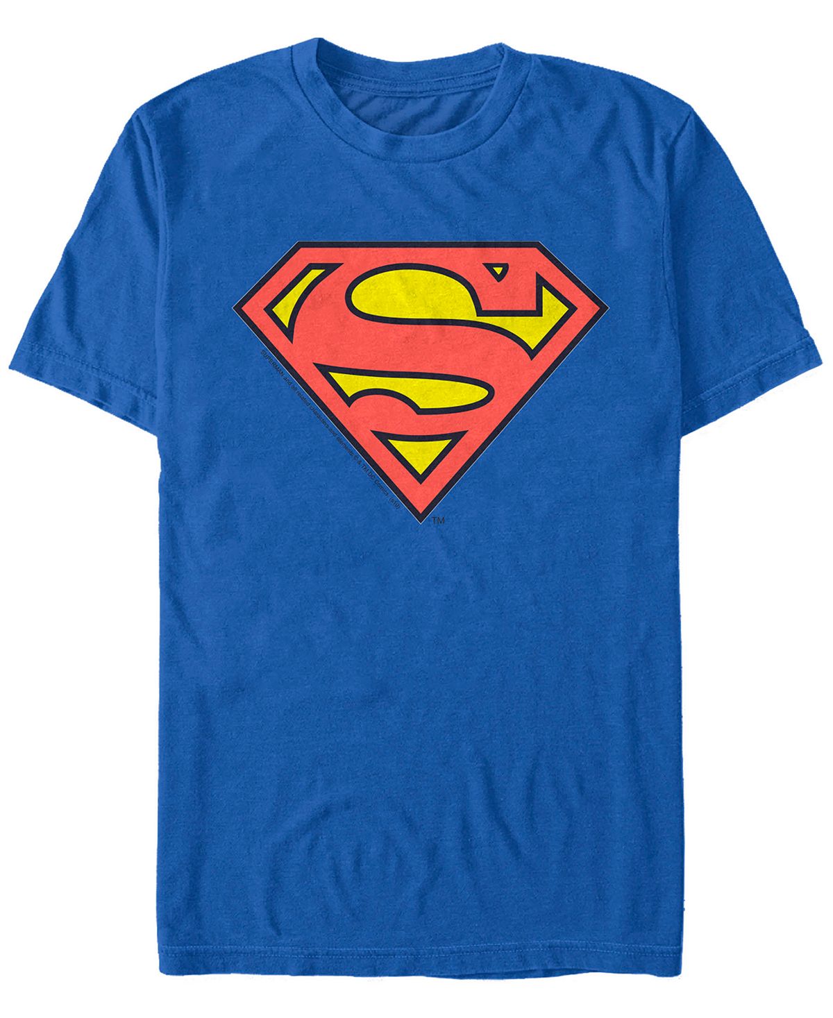 Мужская классическая футболка с коротким рукавом с логотипом супермена dc Fifth Sun цена и фото