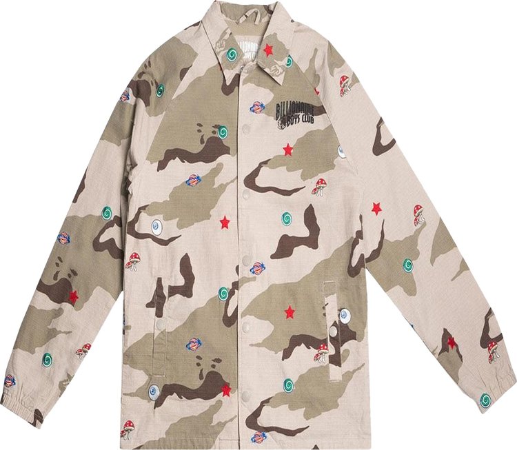 Куртка Billionaire Boys Club Camo Breaks Jacket 'Camo/Smoke', зеленый - фото