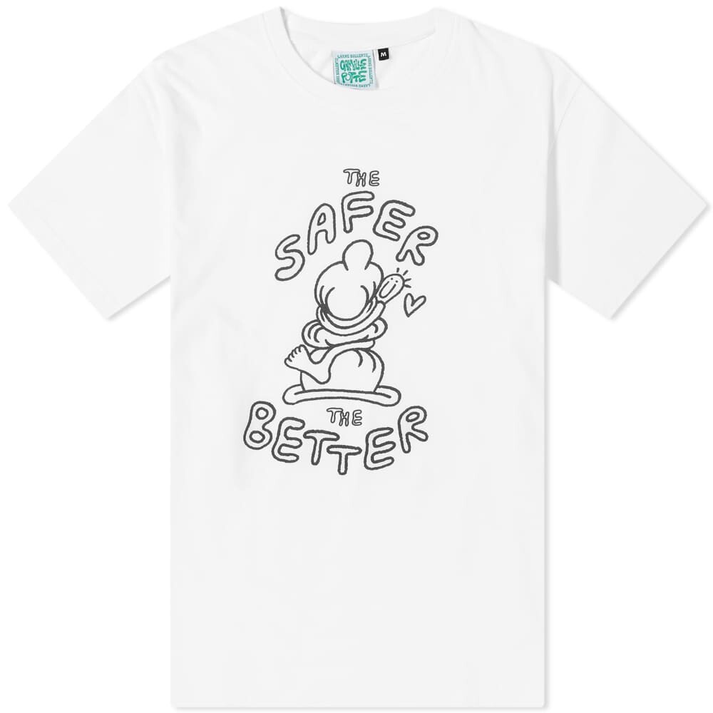 

Футболка Carne Bollente The Safer the Better Tee, Белый
