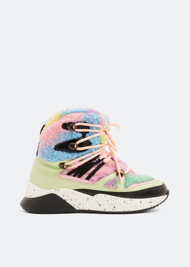 

Ботинки STELLA MCCARTNEY Colourblock ankle boots, разноцветный