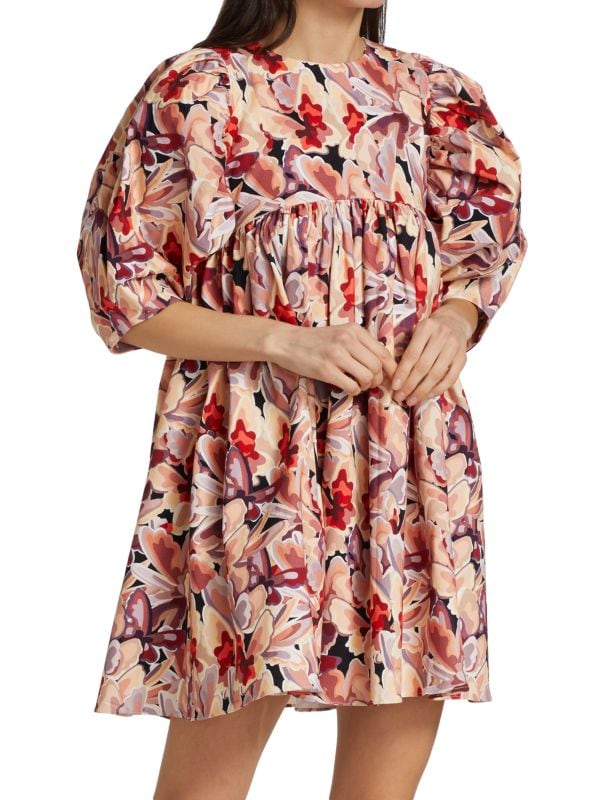 Платье Mathilde Kika Vargas для куколки с принтом бабочек, розовый re pa накладка transparent для vivo y91c с принтом взрыв бабочек