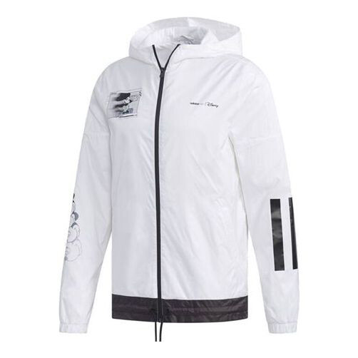 

Куртка Adidas neo Mickey Casual Sports Hooded White, Белый