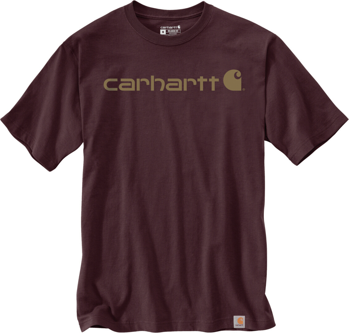 цена Футболка Carhartt EMEA Core Logo Workwear Short Sleeve, лиловый