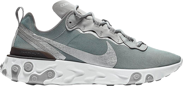 Кроссовки Nike React Element 55 'Silver', серебряный - фото