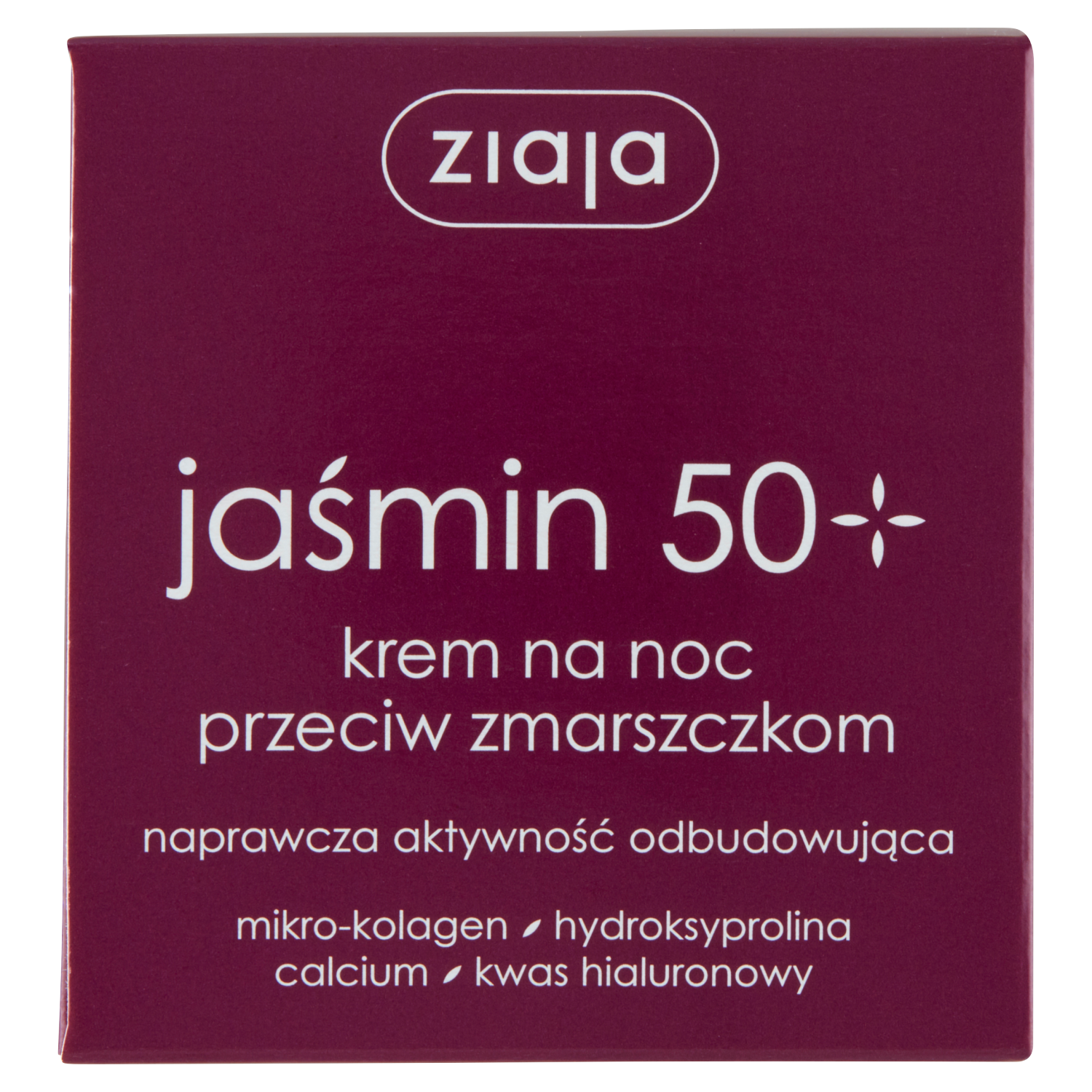 цена Крем для лица от морщин на ночь 50+ Ziaja Jaśmin, 50 мл