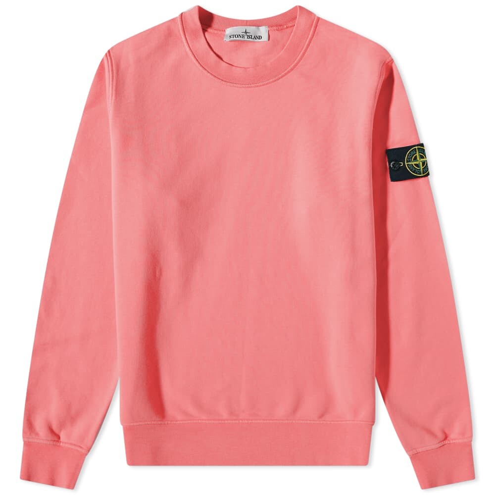 

Толстовка Stone Island Garment Dyed Crew Neck Sweat, Красный