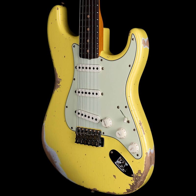 

Fender Custom Shop 1961 Stratocaster Heavy Relic Rosewood Board Graffiti Yellow