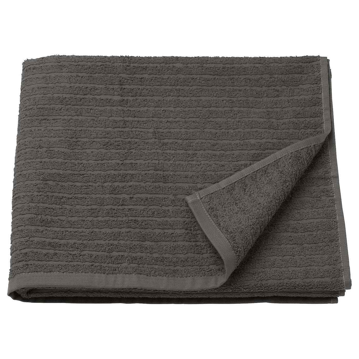VÅGSJÖN ВОГШЁН Банное полотенце, темно-серый, 70x140 см IKEA
