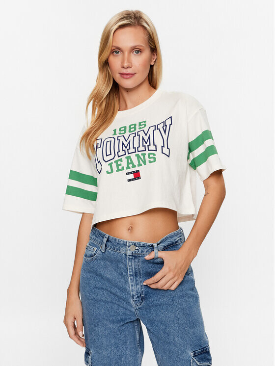 

Футболка оверсайз Tommy Jeans, белый