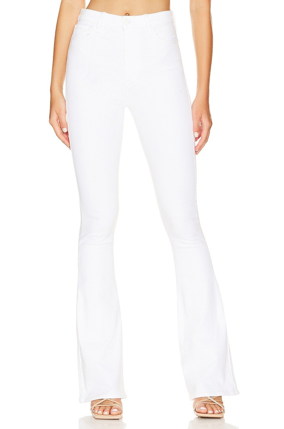 

Ботинки 7 For All Mankind Ultra High Rise Skinny, цвет Clean White