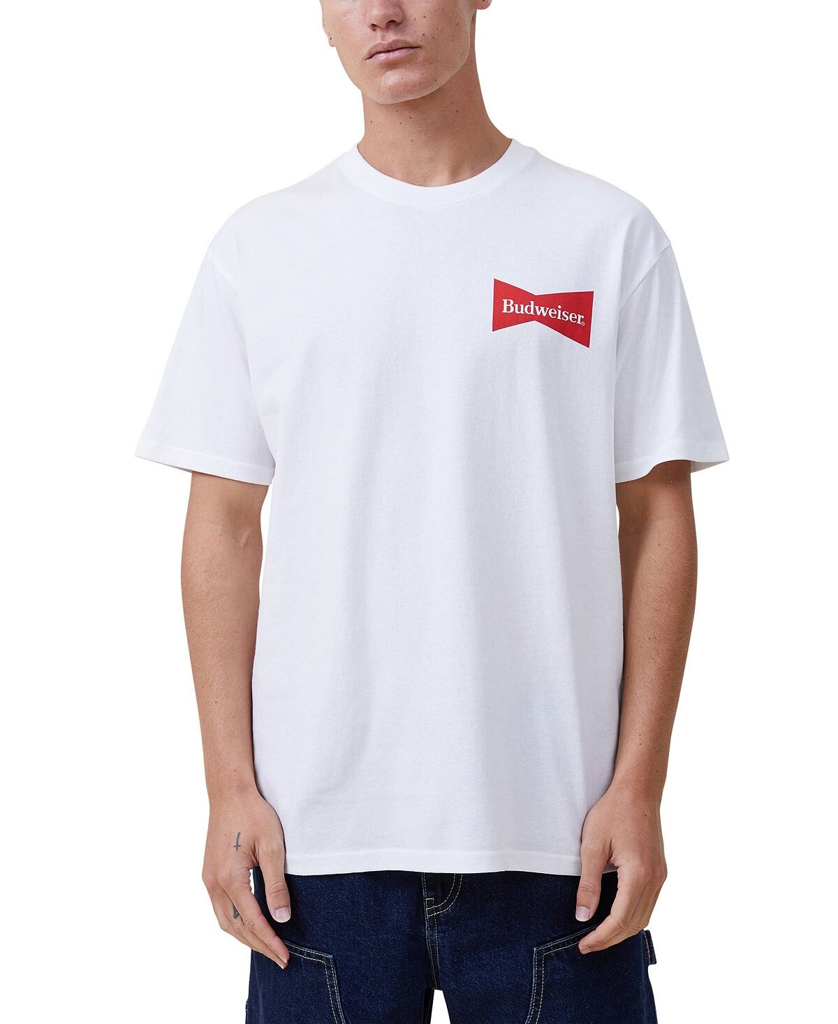 

Мужская футболка свободного кроя Budweiser COTTON ON