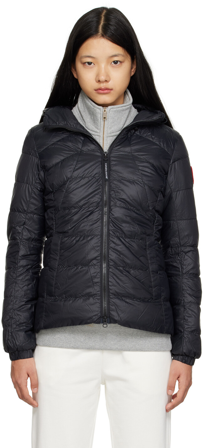 

Черный пуховик Abbott Canada Goose