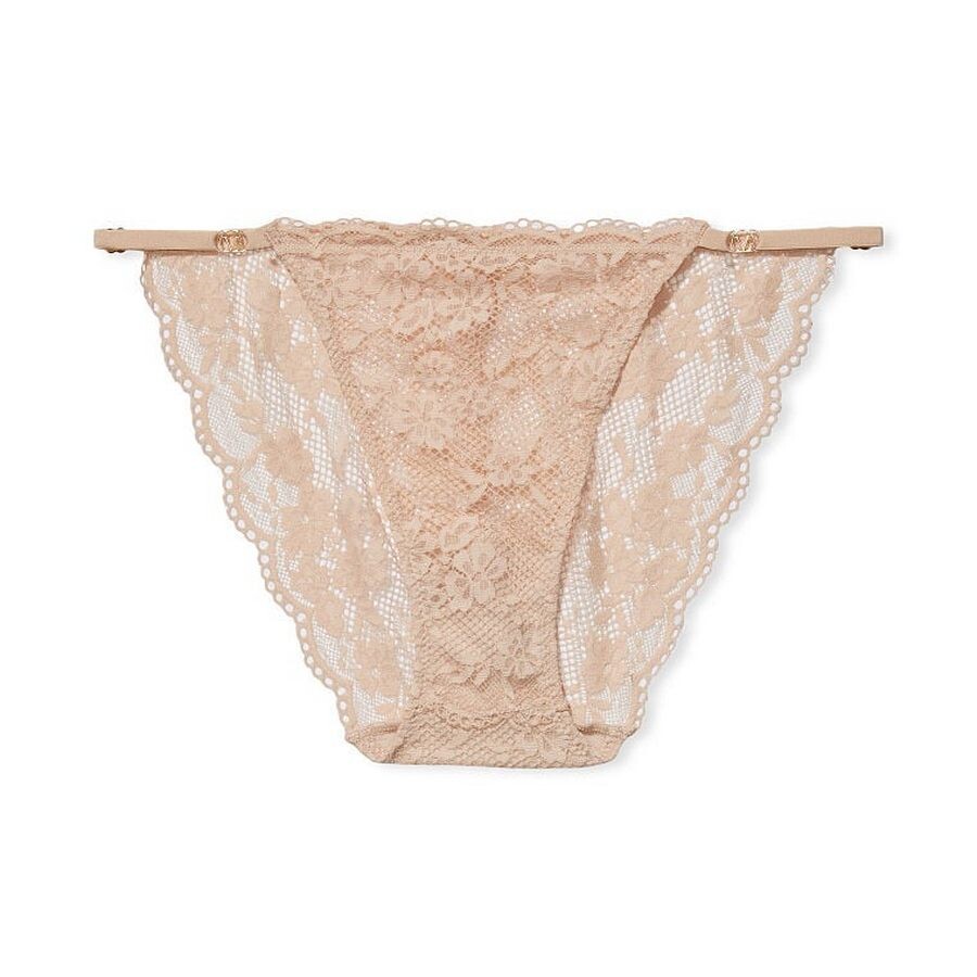 

Трусы Victoria's Secret Love Cloud Adjustable String Bikini, светло-бежевый