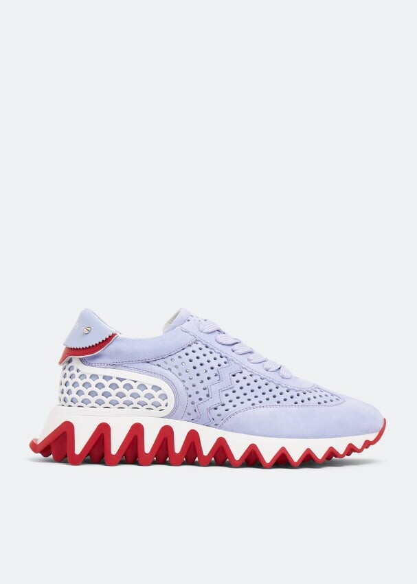 

Кроссовки CHRISTIAN LOUBOUTIN Loubishark sneakers, фиолетовый