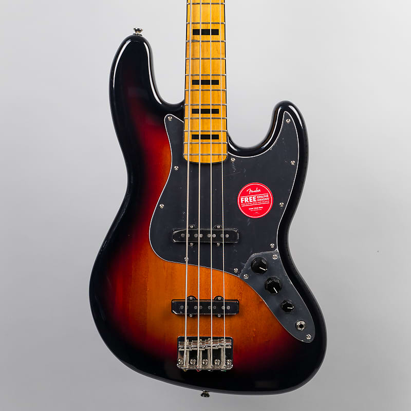 Squier Classic Vibe '70s Jazz Bass в трехцветном цвете Sunburst SQ-0374540500 - фото