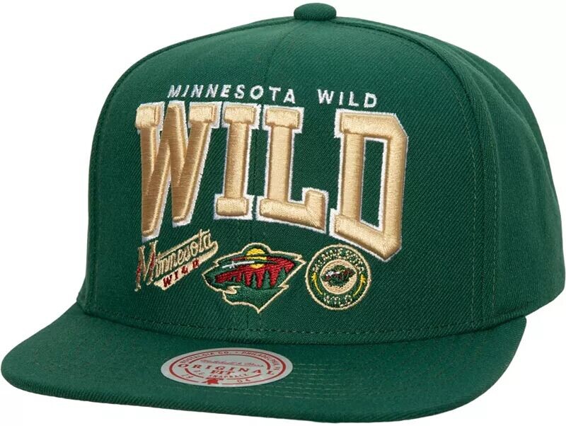 

Кепка Mitchell & Ness Minnesota Wild Stack Champs Snapback