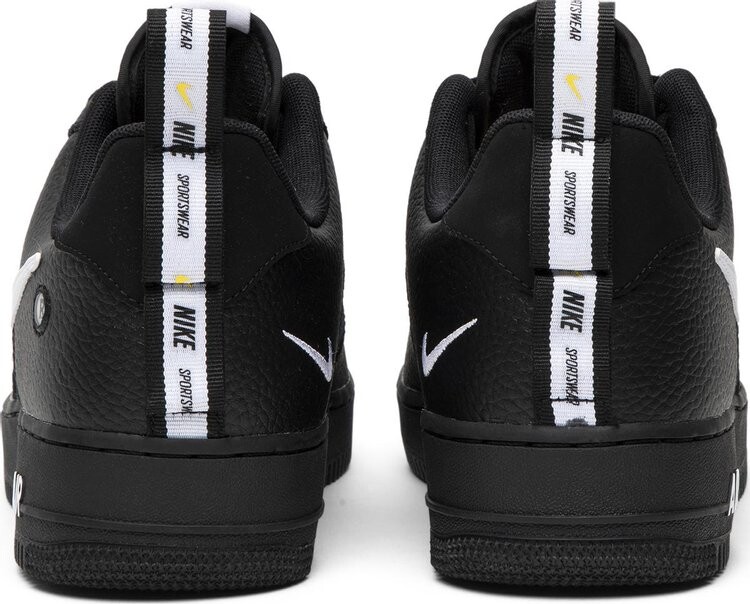 Nike air shop force overbranded black