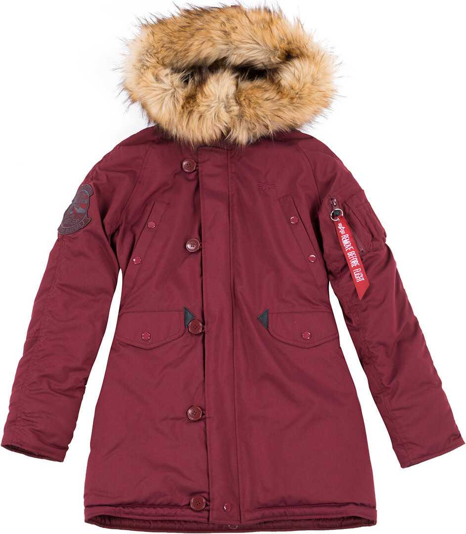 

Куртка Alpha Industries Explorer женская, темно-красная