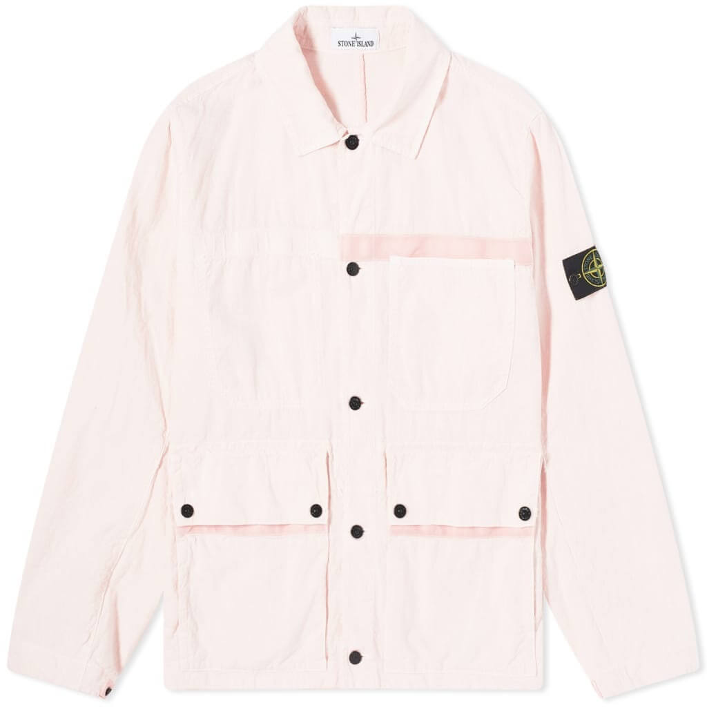 Куртка Stone Island Lini Nylon Tela-TC, розовый