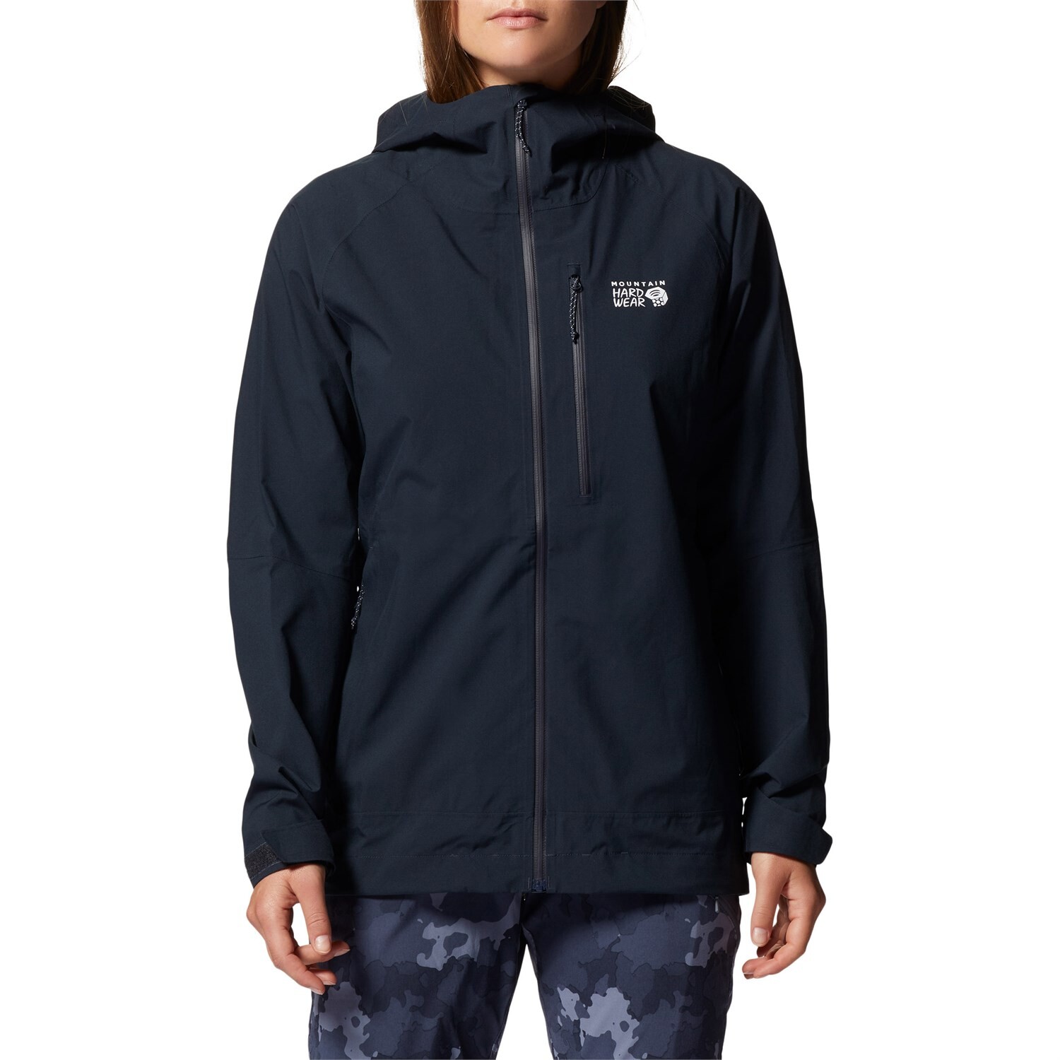 

Эластичная куртка Ozonic Mountain Hardwear - женская, dark zinc, Черный