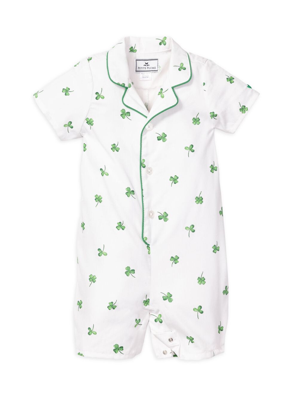 

Классический комбинезон Baby's Shamrocks Petite Plume, белый