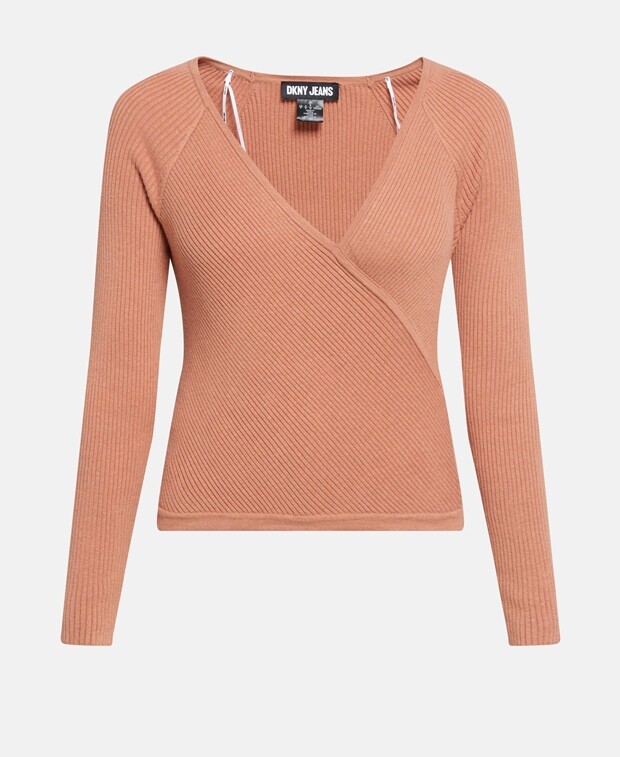 

Джемпер с длинными рукавами DKNY, лосось