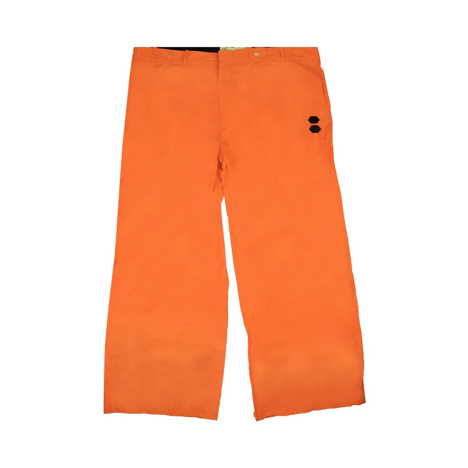 

Брюки оверсайз из нейлона Off-White, оранжевые, Оранжевый