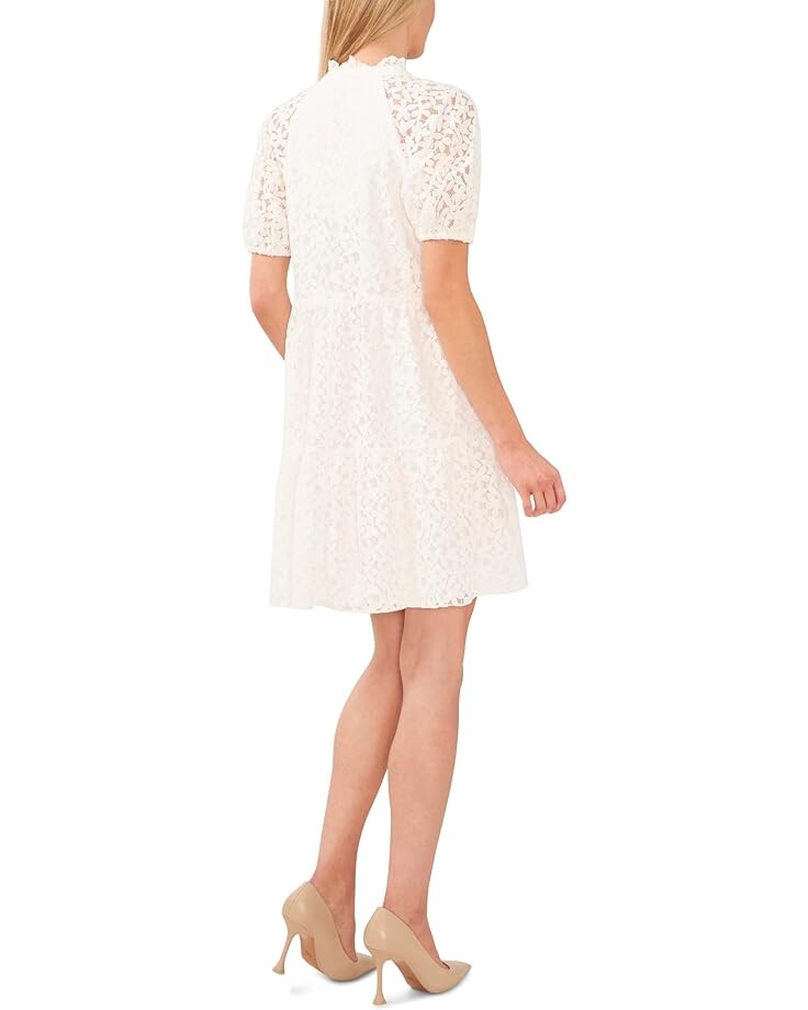 

Платье CeCe V-Neck Babydoll Tiered Dress, цвет New Ivory