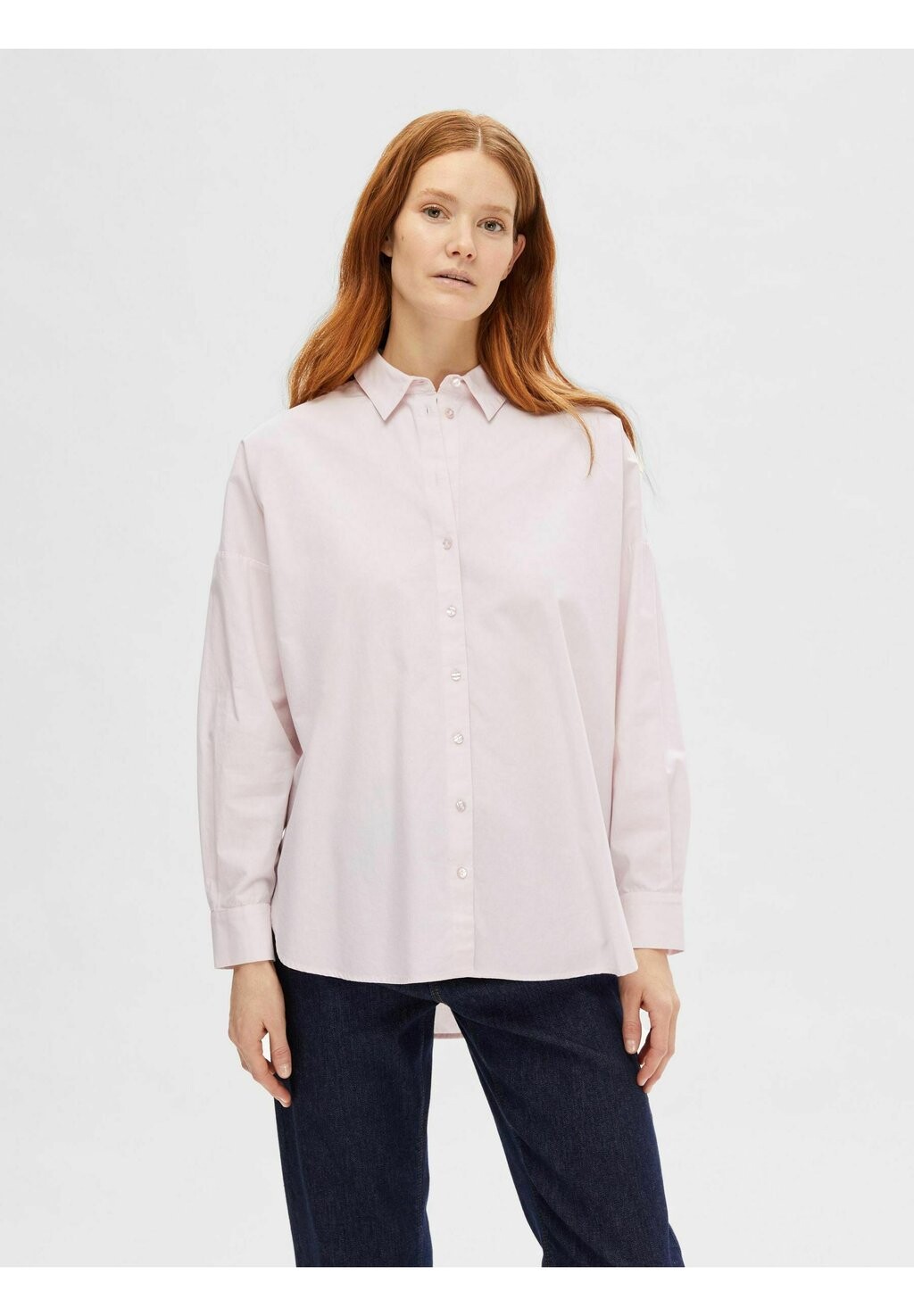 

Блузка-рубашка Selected Femme, цвет cradle pink