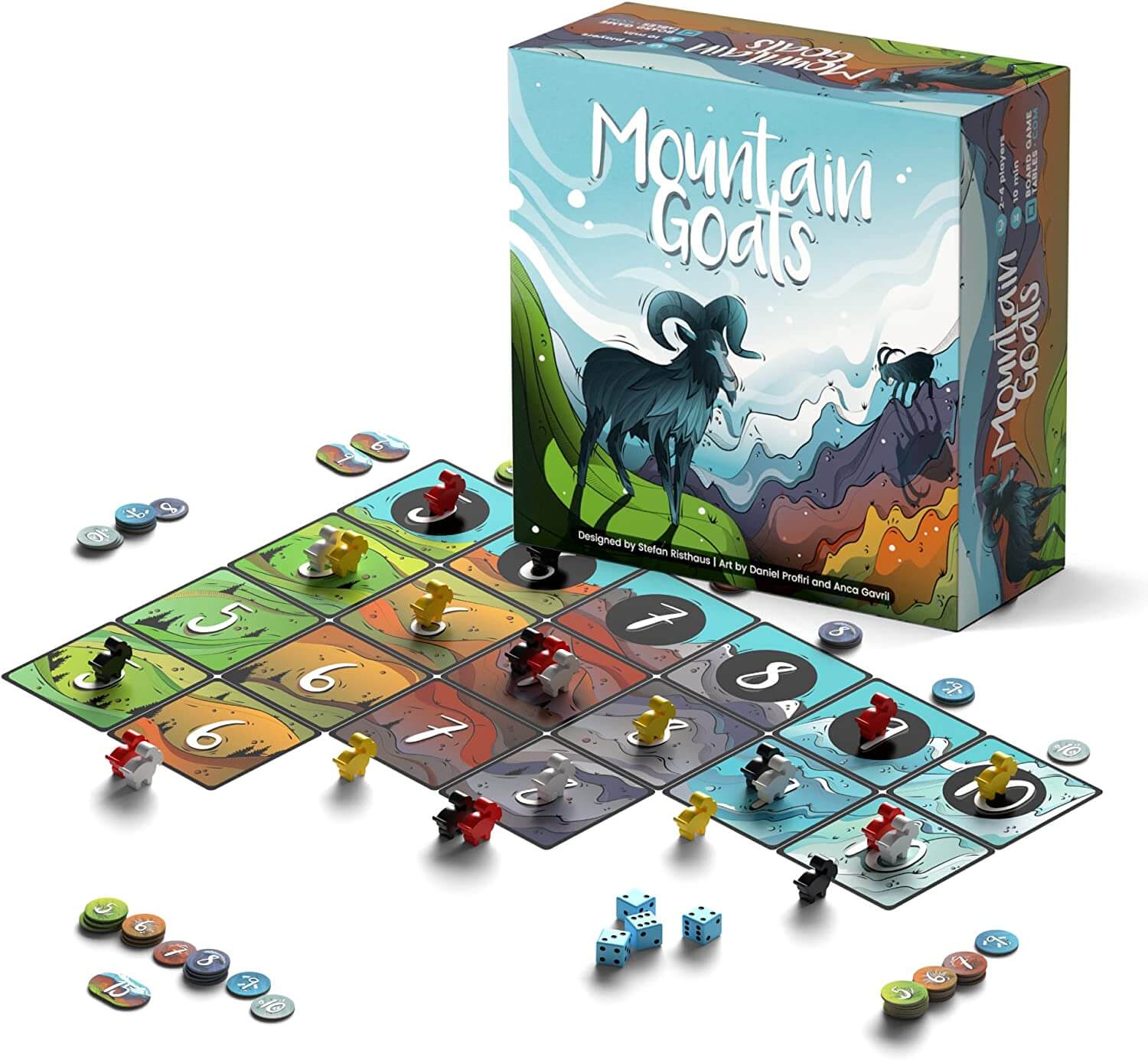 Заказать Настольная игра Board Game Tables: Mountain Goats – цены, описание  и характеристики в «CDEK.Shopping»