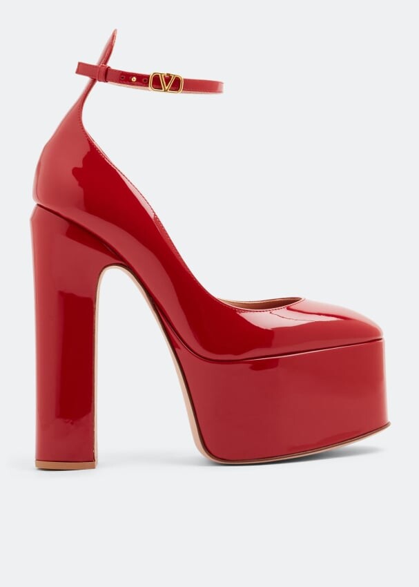 

Туфли VALENTINO GARAVANI Tan-Go platform pumps, красный
