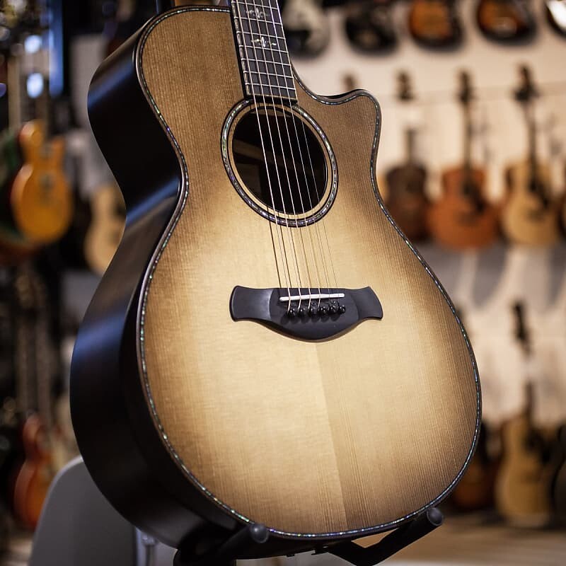 

Taylor Builder's Edition 912ce V-Class Grand Concert Acoustic/Electric с роскошным жестким кейсом 912ce Builder's Edition