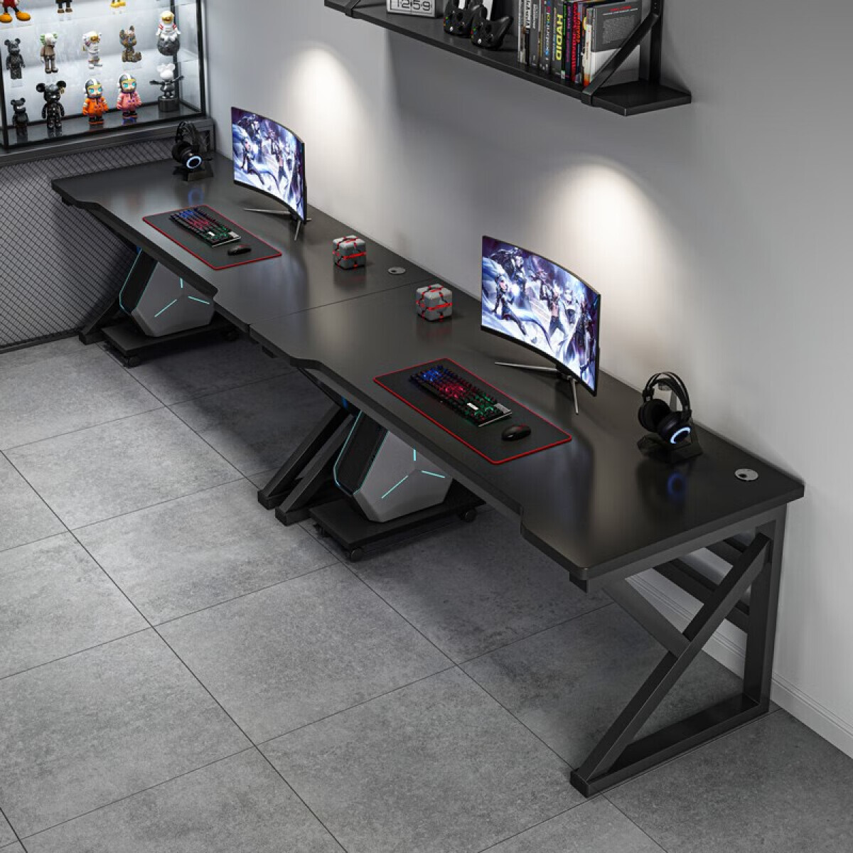 

Игровой стол Naijia A380B двойная посадка, 320x60 см, черный