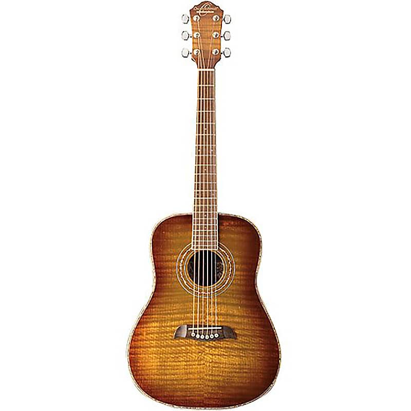 Акустическая гитара Oscar Schmidt OG1 3/4 Size Beginner Acoustic Guitar, Flame Sunburst