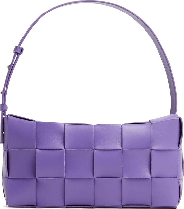 

Сумка Bottega Veneta Brick Cassette Bag Purple/Gold, фиолетовый