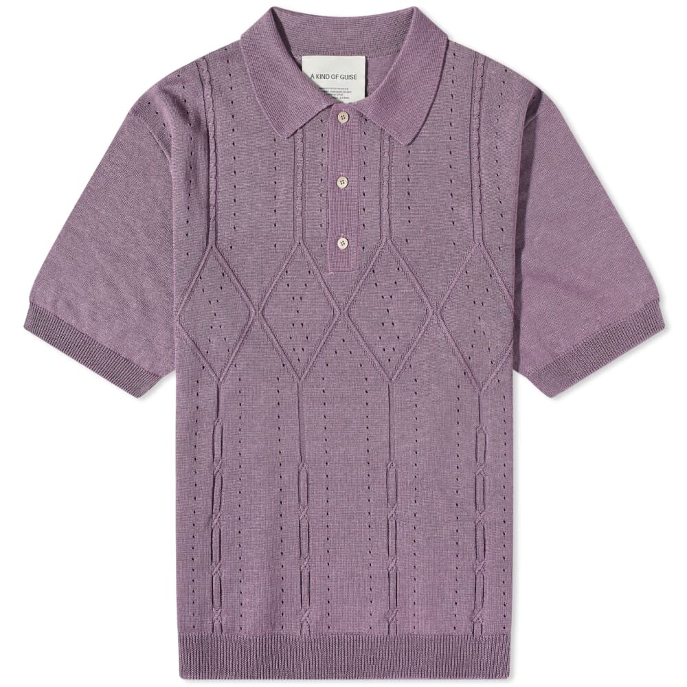

Футболка A Kind of Guise Ferrini Knit Polo, Фиолетовый
