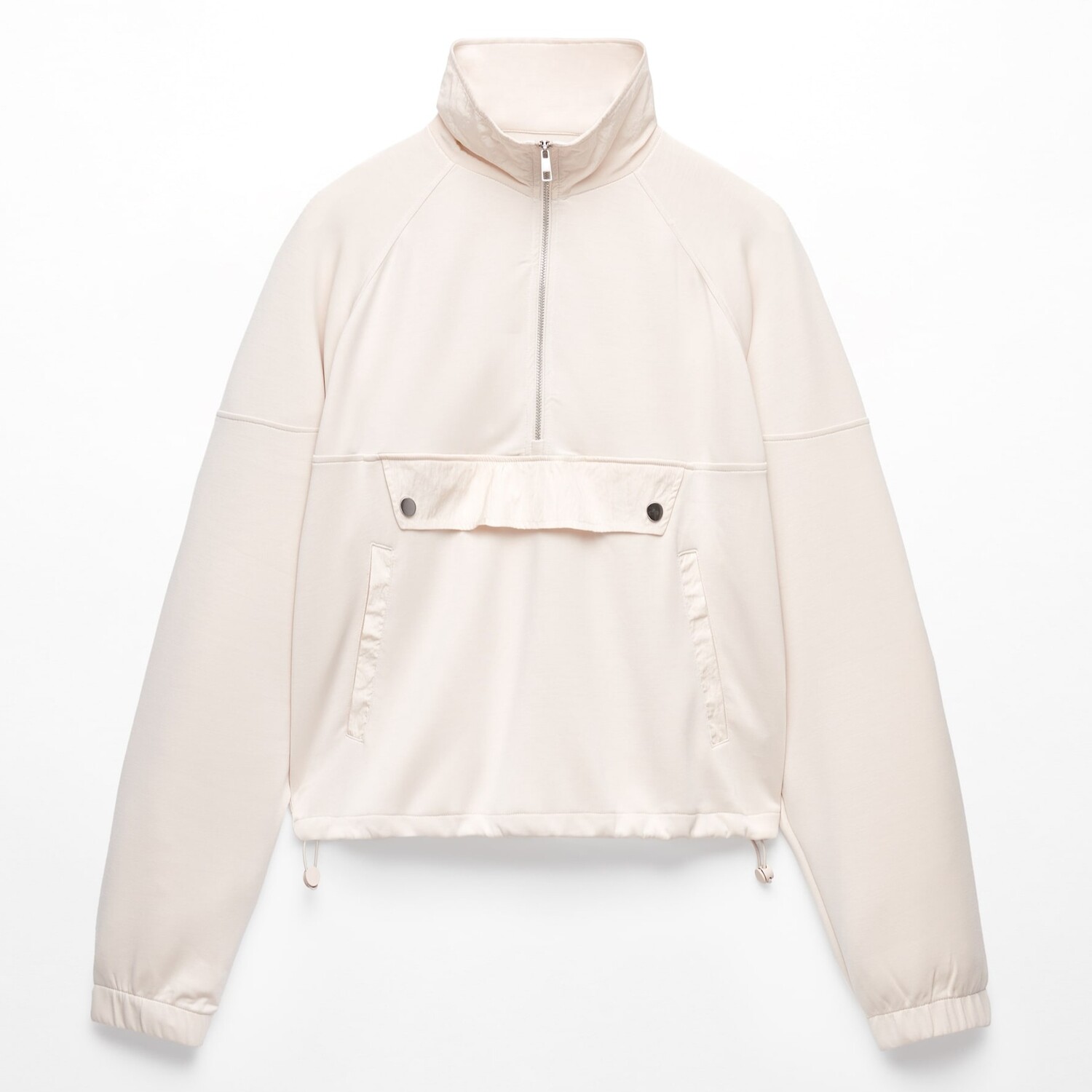 

Толстовка Oysho Lapel Collar With Modal, бежевый