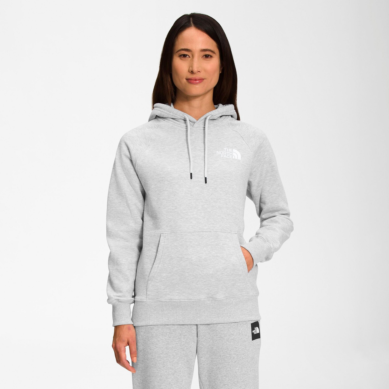 

Женская толстовка с капюшоном The North Face Box NSE, серый